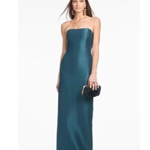 Sachin + Babi Strapless Teal Dress